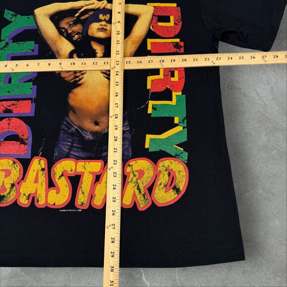 90's Style Wutang Clan Ol Dirty Bastard Shimmy Shimmy Ya Double Sided Rap Tee - Picture 9 of 10